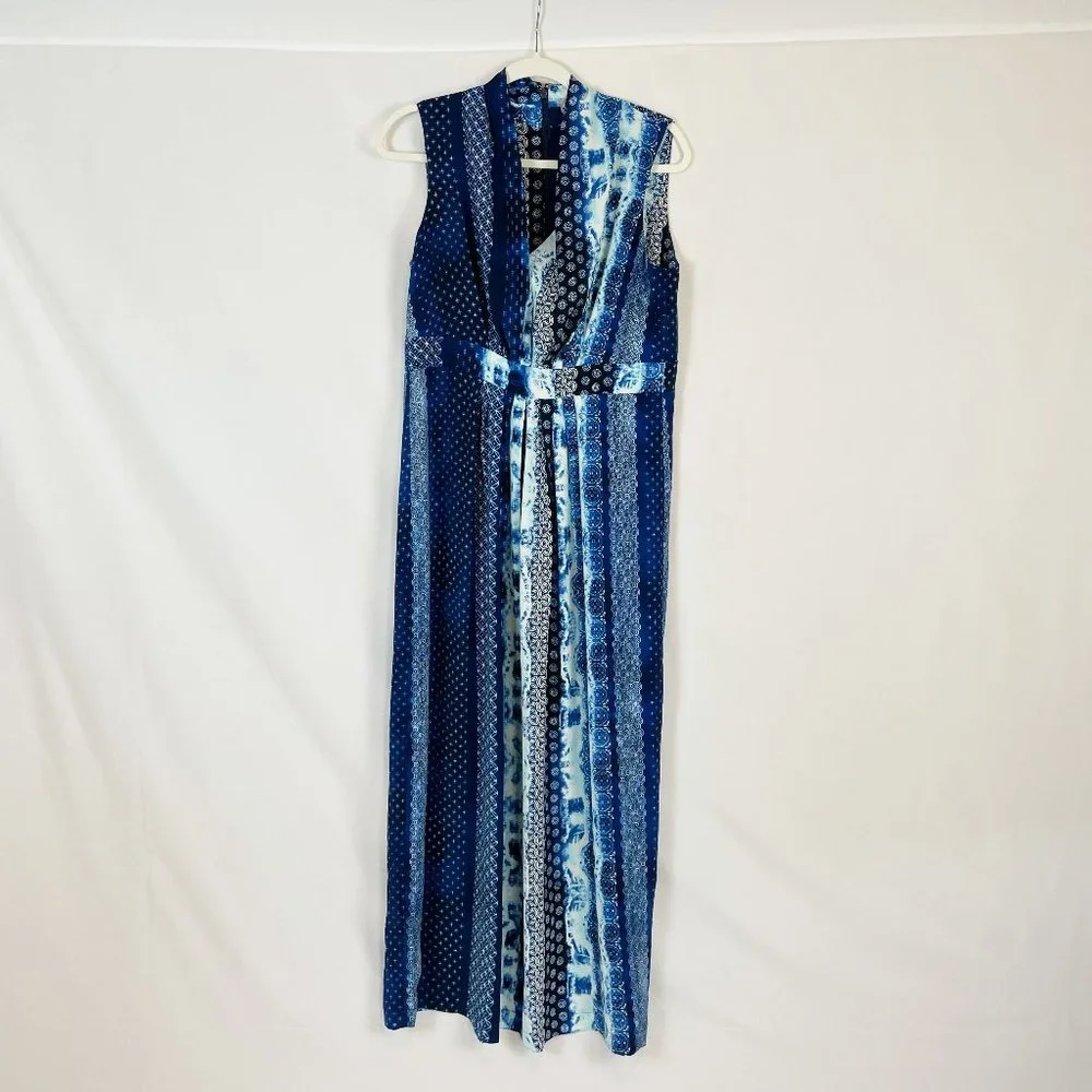 NWOT Chico's Dress Geometric Tie-Dye Print Maxi Chico's Size 0 (S)